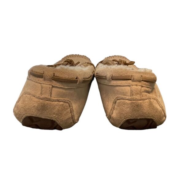 UGG Dakota Amberlight Moccasin Loafer Pink Shell Suede Leather Slipper Flats 9 - Picture 2 of 9
